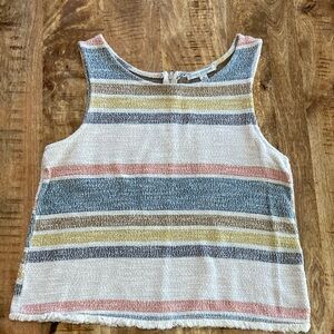 Striped Sleeveless Top